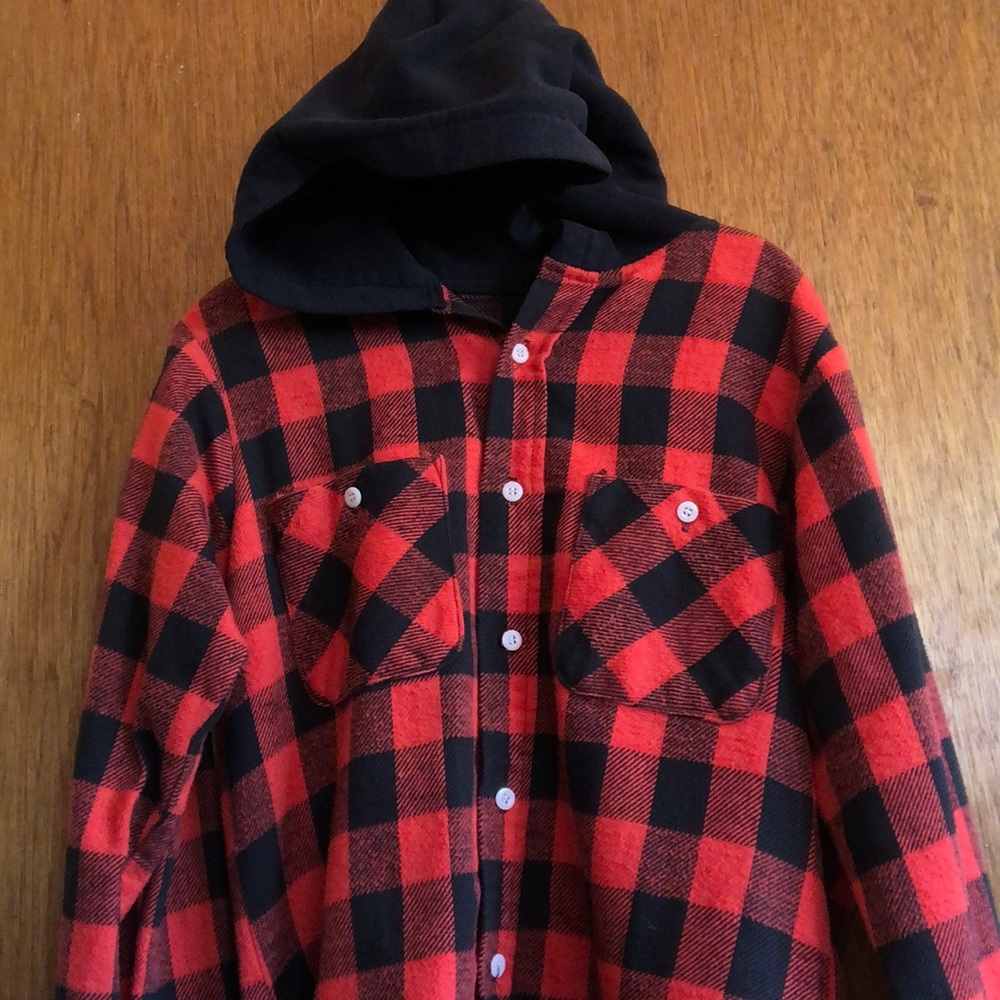 Plaid Flannel Hoodie